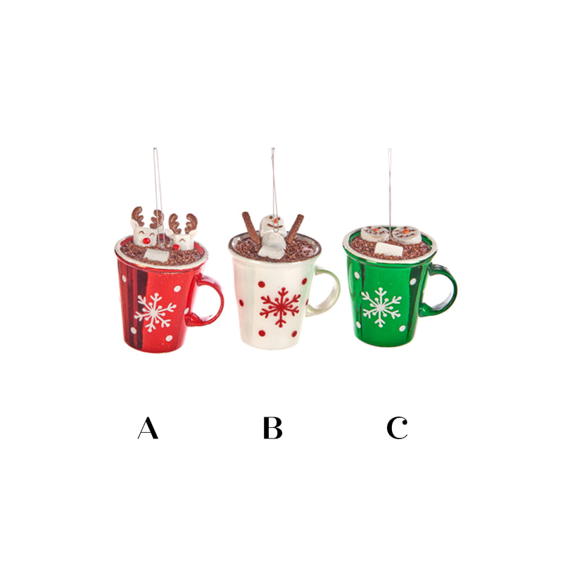 Xmas Glass Mugs