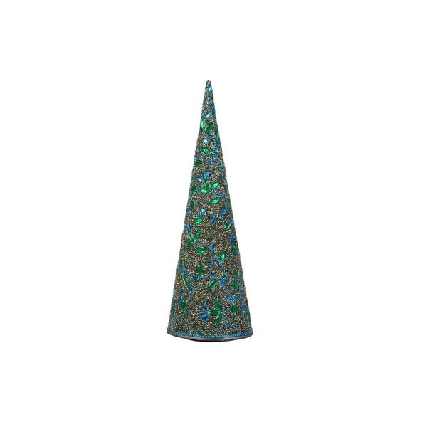 Green Embellished Cone