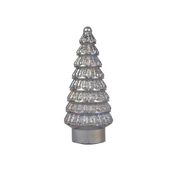 Glitter Glass Tree - Silver