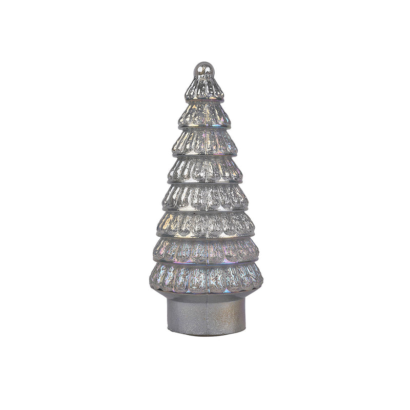 Glitter Glass Tree - Silver