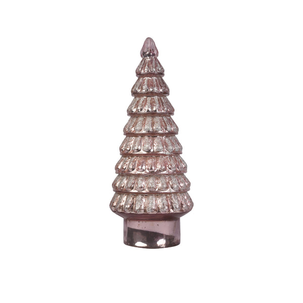 glitter Glass Tree - copper