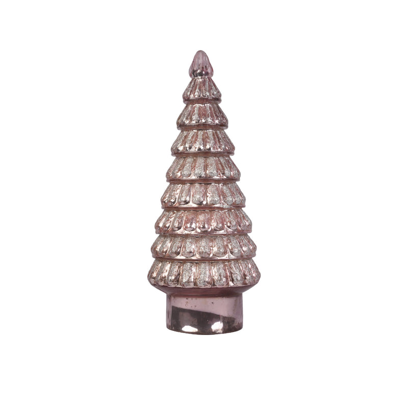 glitter Glass Tree - copper