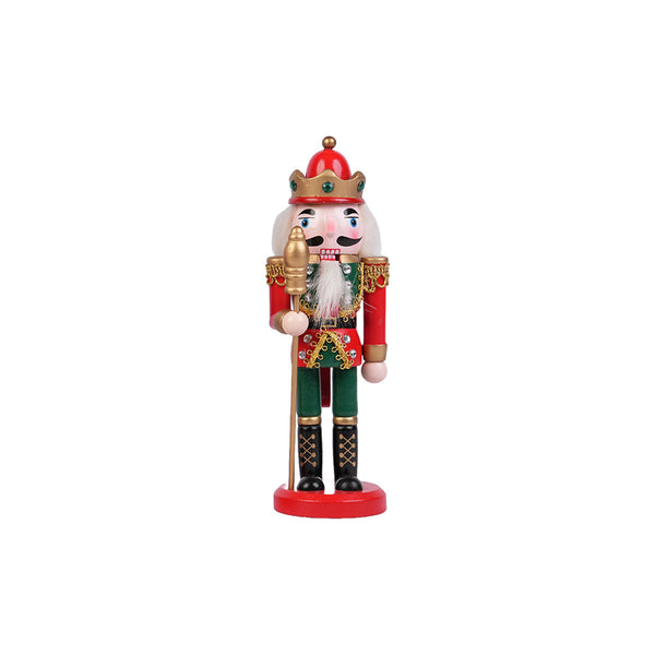 Red & Green Christmas Nutcracker - 20 cm