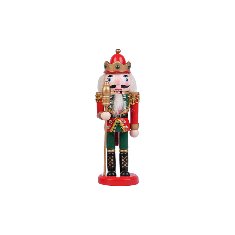 Red & Green Christmas Nutcracker - 20 cm