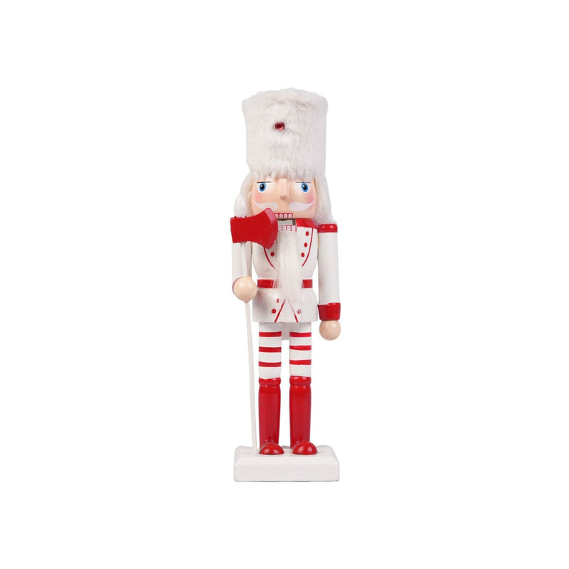 Red and White Cristmas Nutcracker - 25 cm A