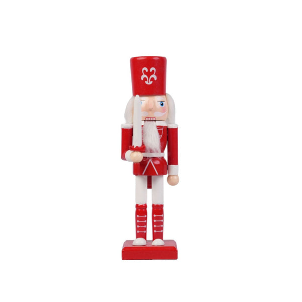 Red and White Cristmas Nutcracker - 25 cm D