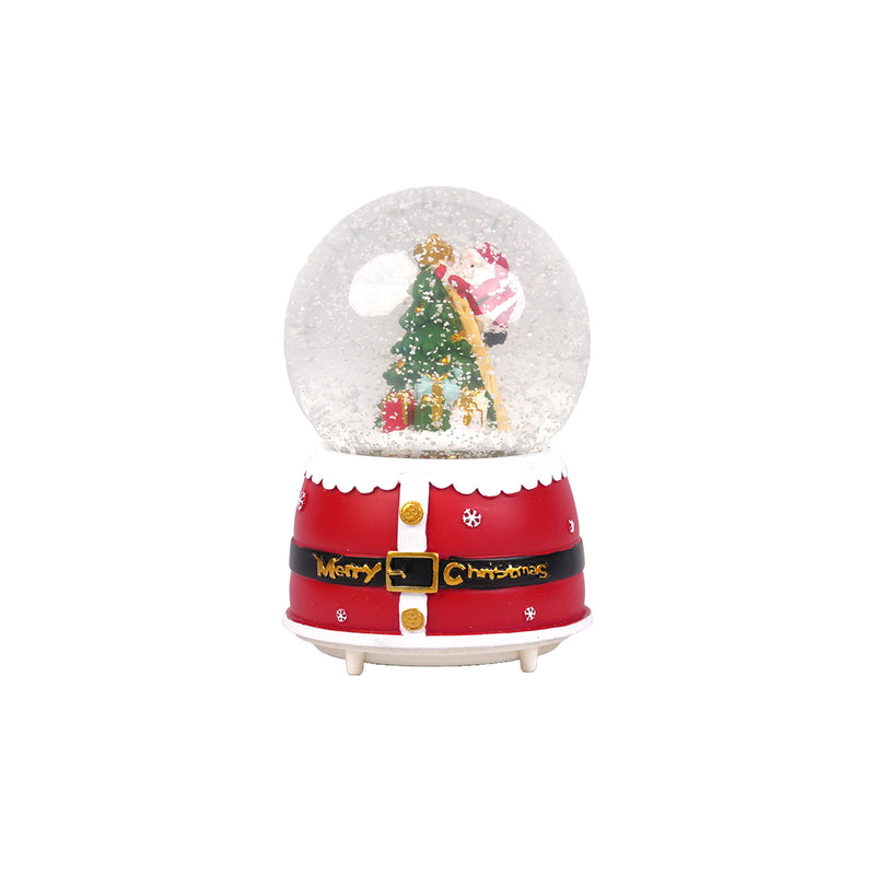 Red and White Cristmas Snowglobe