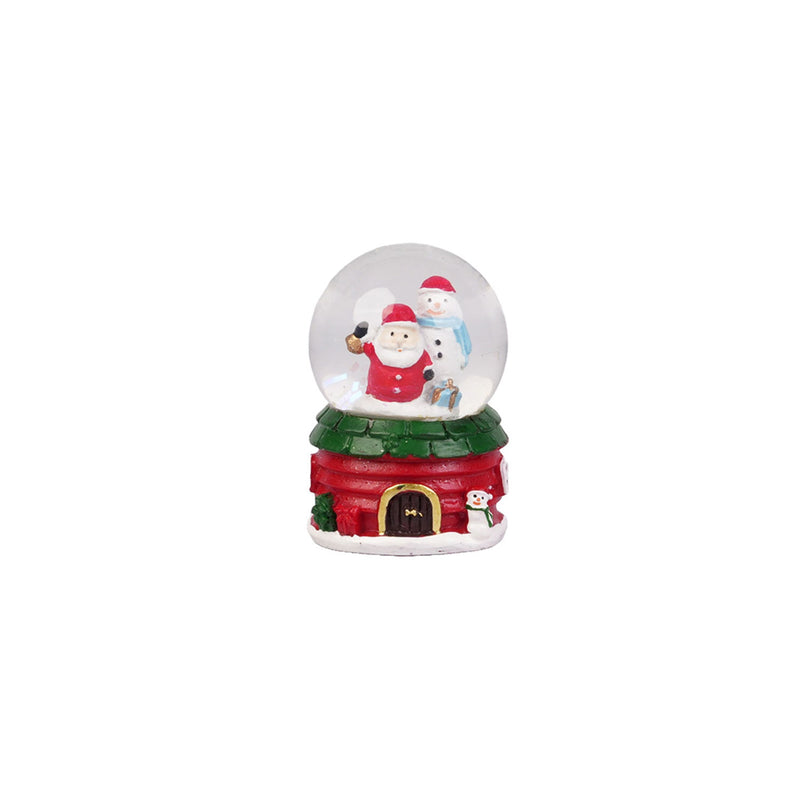 Red and Green Mini Christmas Snow globe