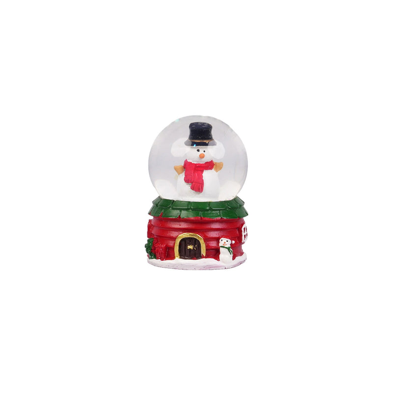 Red and Green Mini Christmas Snow globe