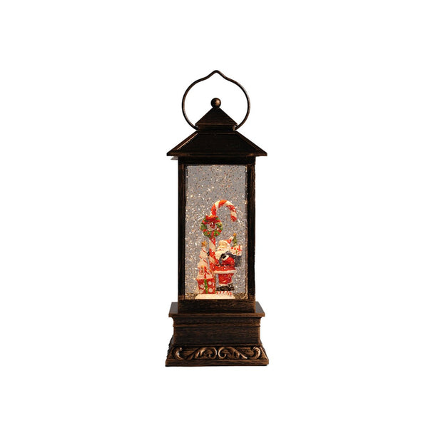 Musical Chritmas Lantern - Santa and Candycane