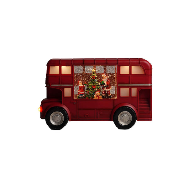 Christmas Musical Bus - Musical Lantern - 30cm