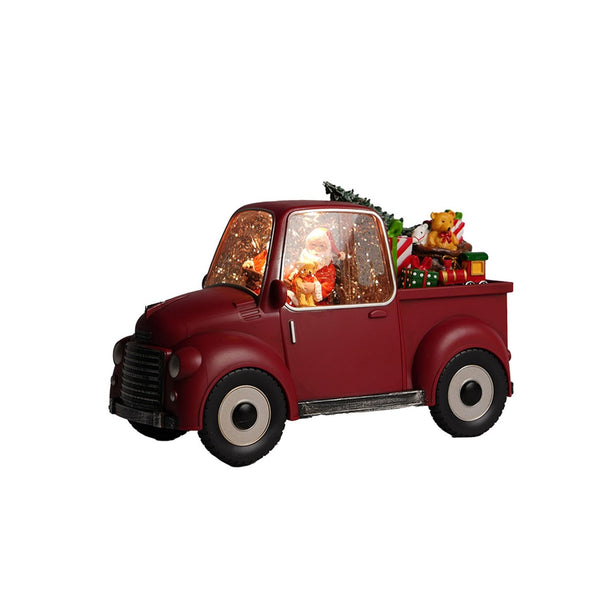 Christmas Musical Car with Santa and Dog