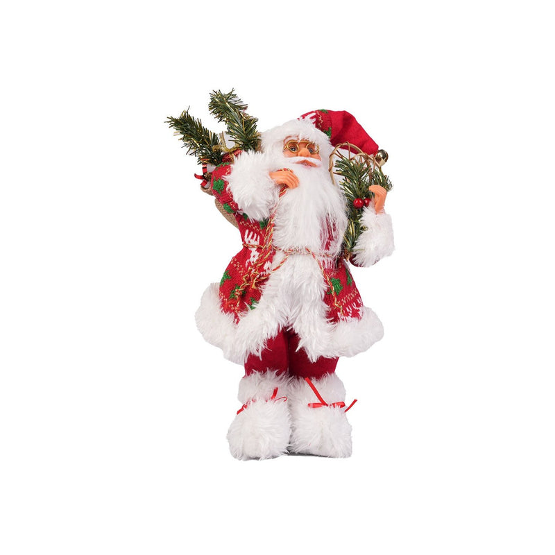 Red and White Sweater Santa - 30 cm