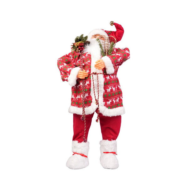 Red and White Sweater Santa - 90 cm