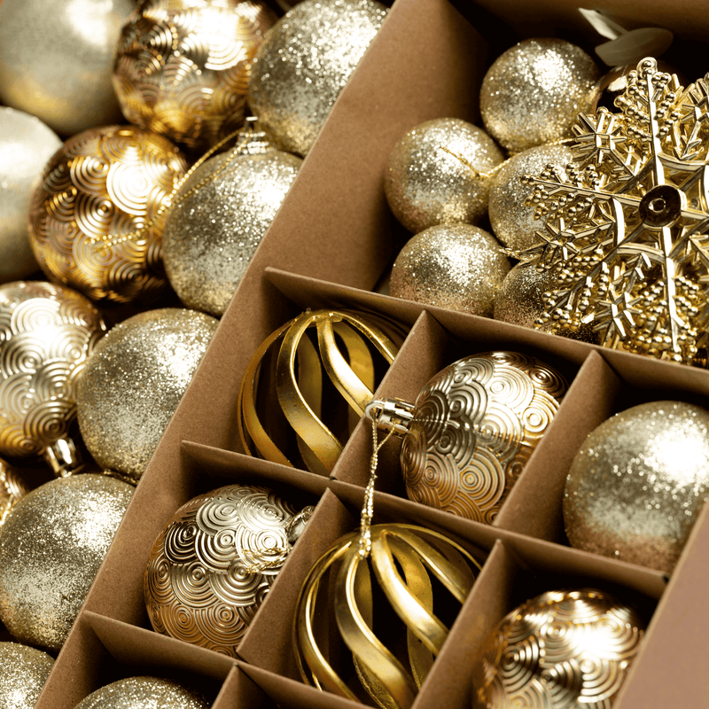 Set of 42 Christmas Ornaments