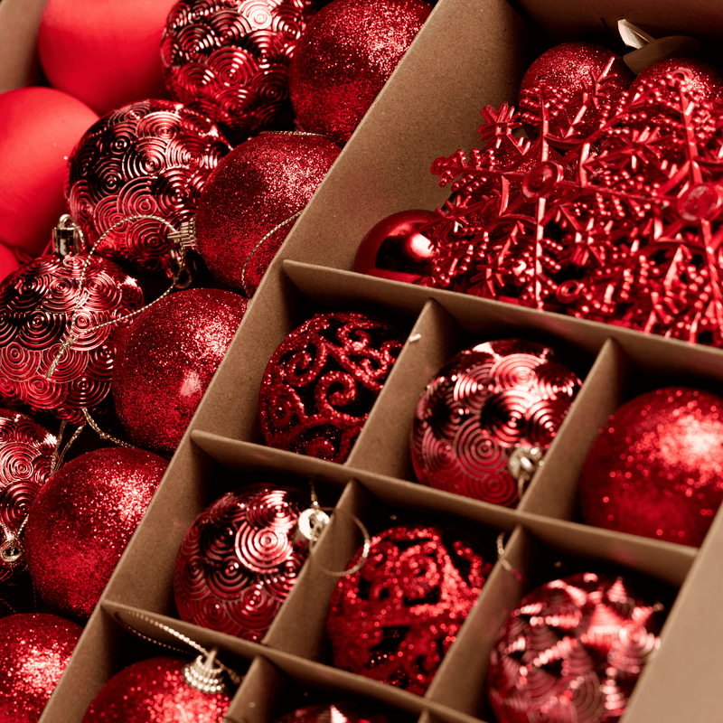 Set of 42 Christmas Ornaments