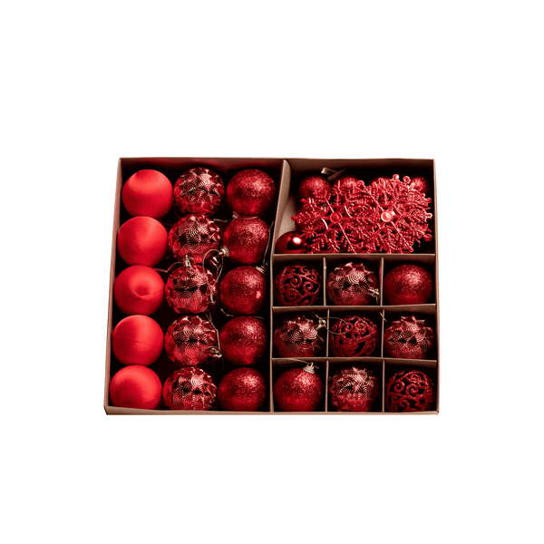 Set of 42 Christmas Ornaments