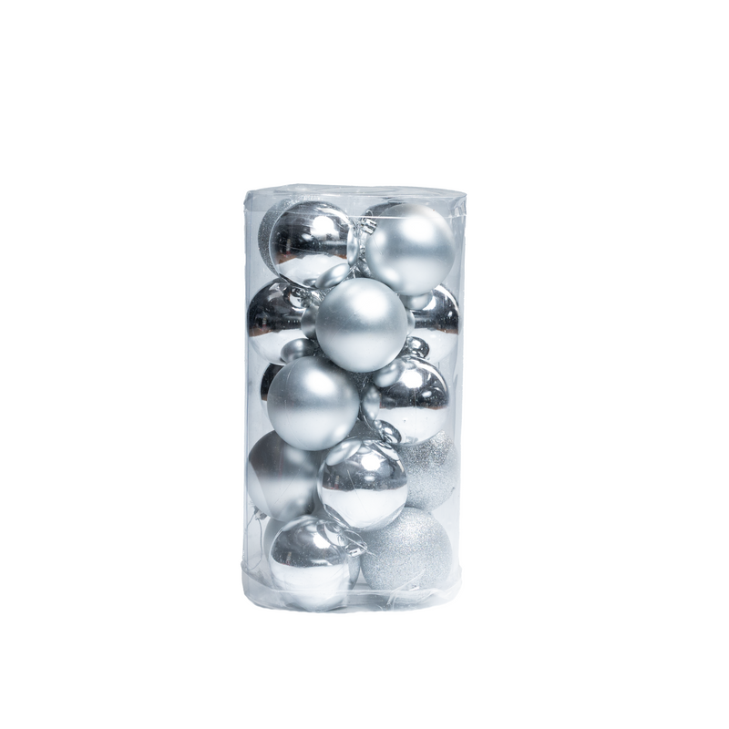 Set of 20 Christmas Baubles - 7cm