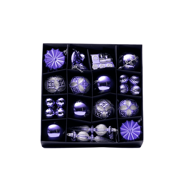 Christmas Variety Pack - Set of 60 Assorted Ornaments