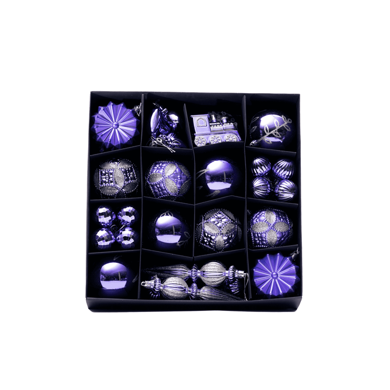 Christmas Variety Pack - Set of 60 Assorted Ornaments