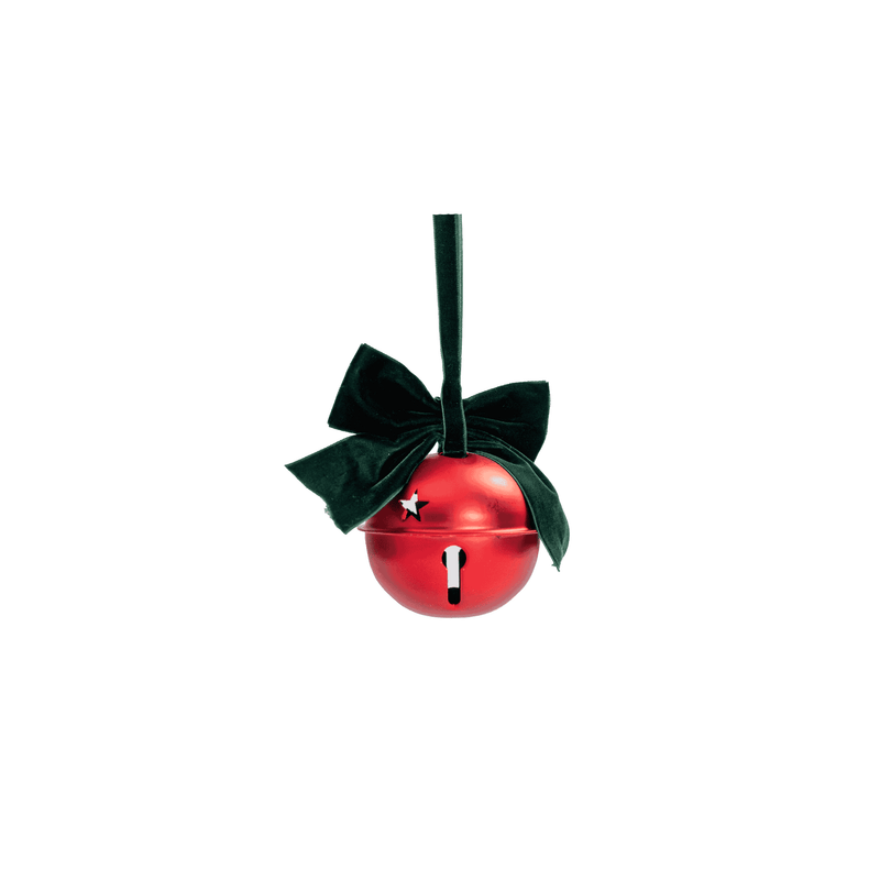 Christmas Bell Decorative Hanging Ornaments with Star Detailing