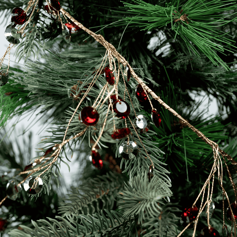 Multi Colour Beaded Christmas Tree Filler