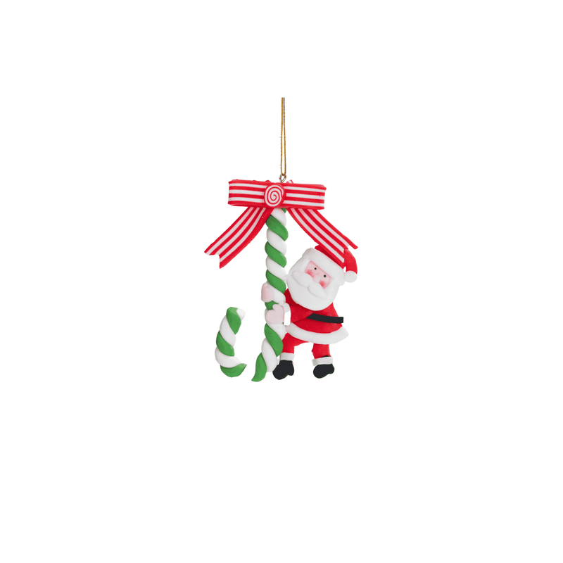 Candy Cane & Christmas Character Christmas Tree Hanging Ornaments