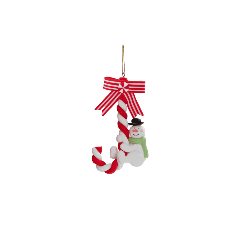 Candy Cane & Christmas Character Christmas Tree Hanging Ornaments