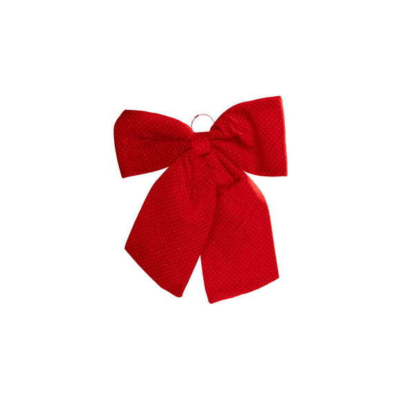 Christmas Bow Hanging Ornament
