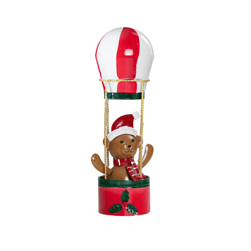 Lit Christmas Hot Air Balloon Table Top