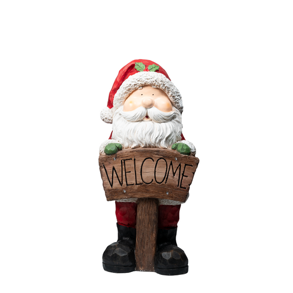 Santa Claus Welcome Enlit Christmas Showpiece