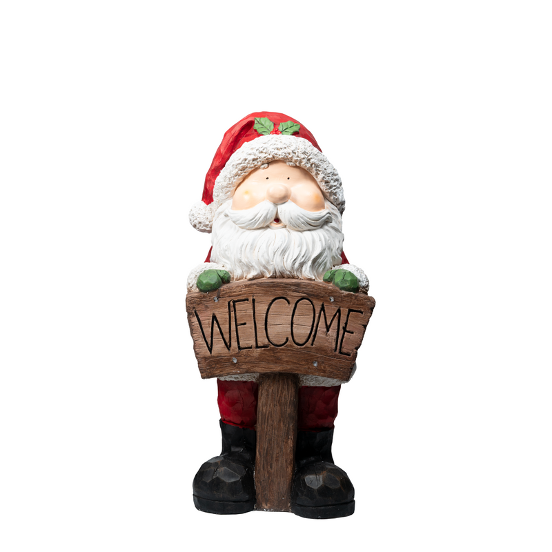 Santa Claus Welcome Enlit Christmas Showpiece