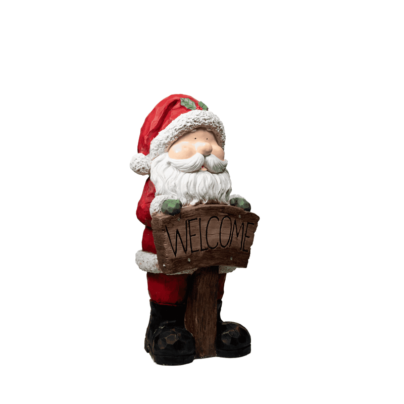 Santa Claus Welcome Enlit Christmas Showpiece