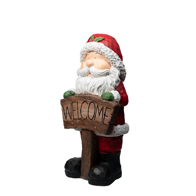 Santa Claus Welcome Enlit Christmas Showpiece