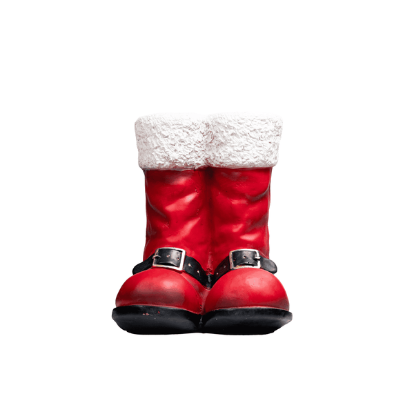 Santa Red Boots Christmas Decorative Showpiece