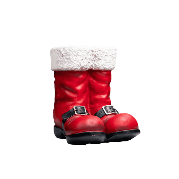 Santa Red Boots Christmas Decorative Showpiece