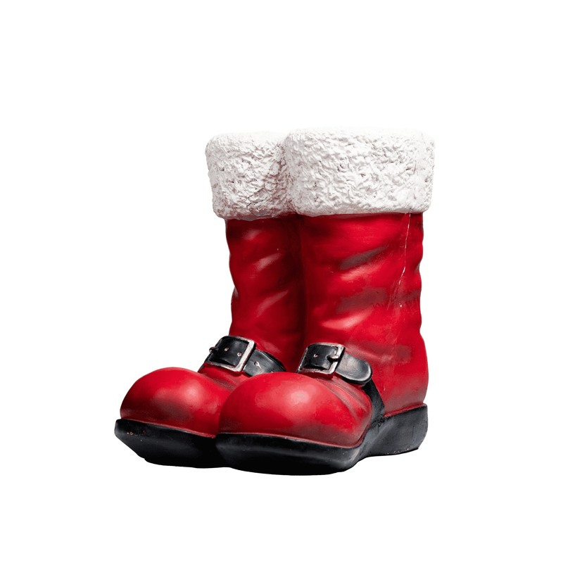 Santa Red Boots Christmas Decorative Showpiece