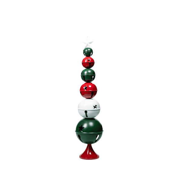 Multi Colour Bauble Tree With A Star Christmas Showpiece