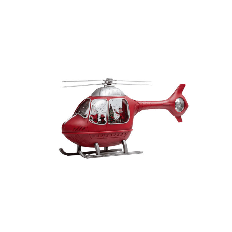 Decorative Santa in a Helicopter Christmas Showpiece