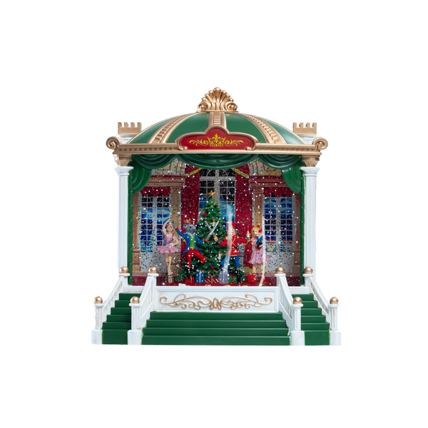 Premium Christmas Green & White Showpiece