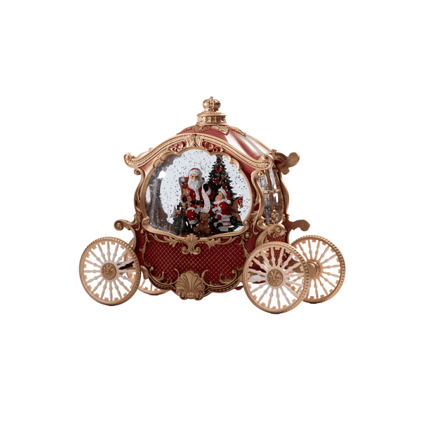 Decorative Santa Claus Glass Showpiece