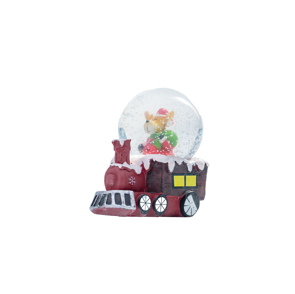 Christmas Car Decorative Snowglobe Table Top