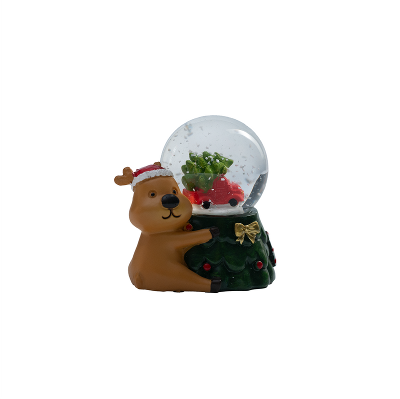 Fancy Bear Snowglobe Christmas Table Top