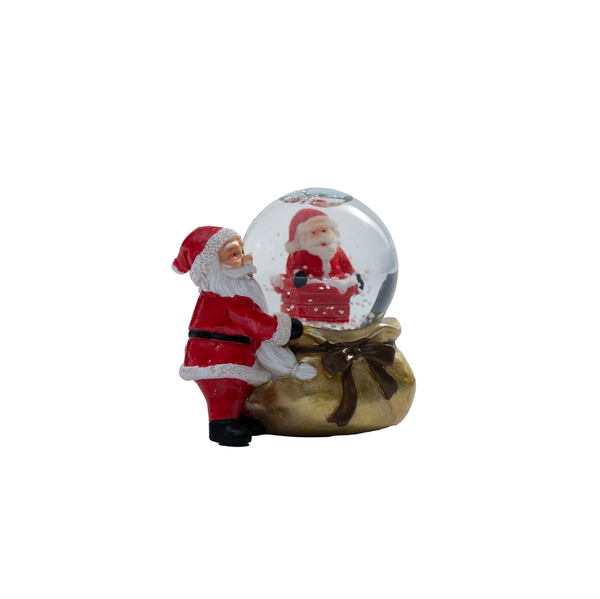 Fancy Santa Claus Snowglobe Christmas Table Top