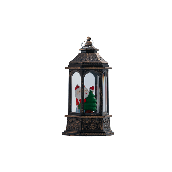 Lit Royal Christmas Lanterns