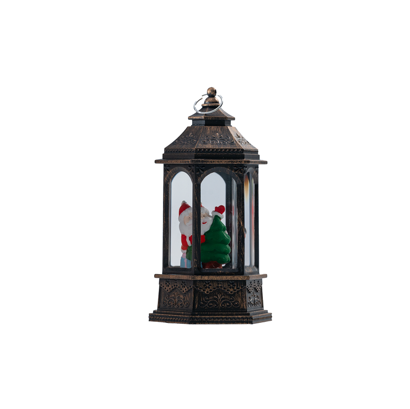 Lit Royal Christmas Lanterns