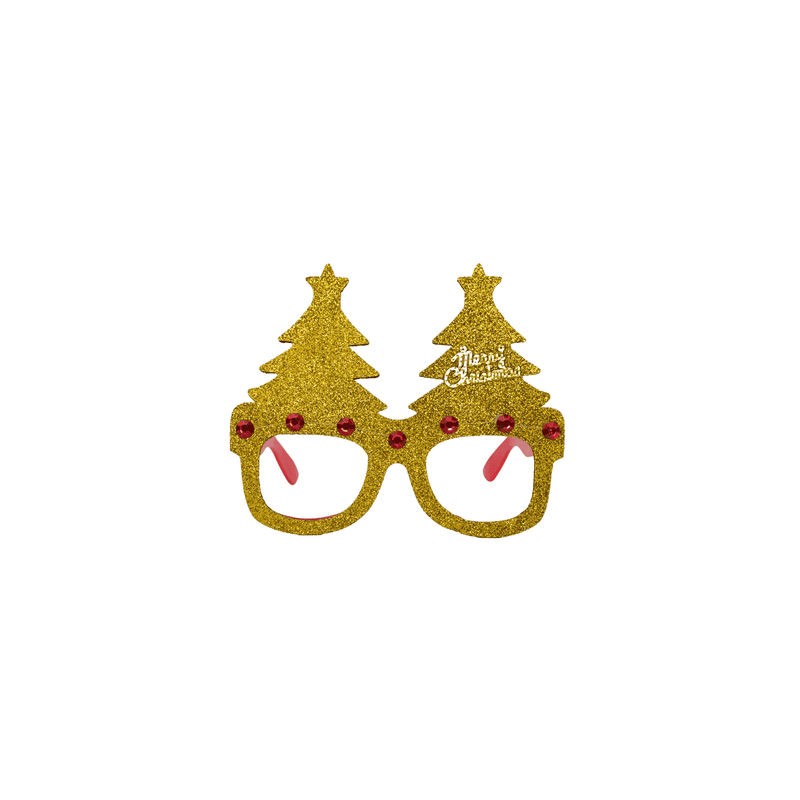 Multi Colour Glittery Christmas Tree Inspired Goggle