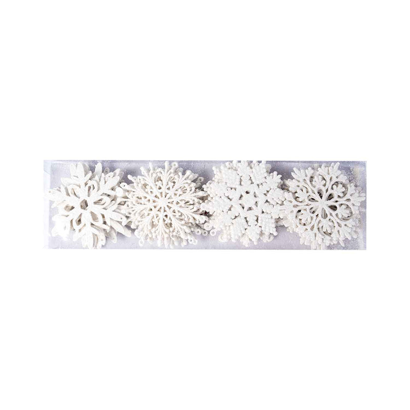 Set of 40 Snowflakes Hanging - 10cm