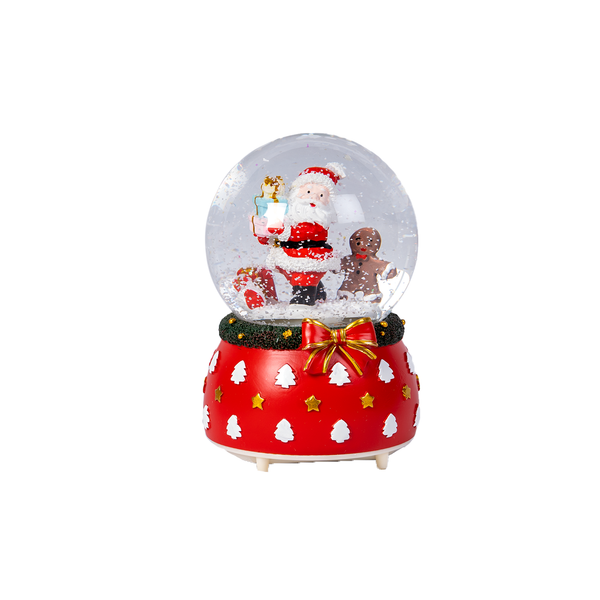 Musical Christmas Snow Globe - 15 cm