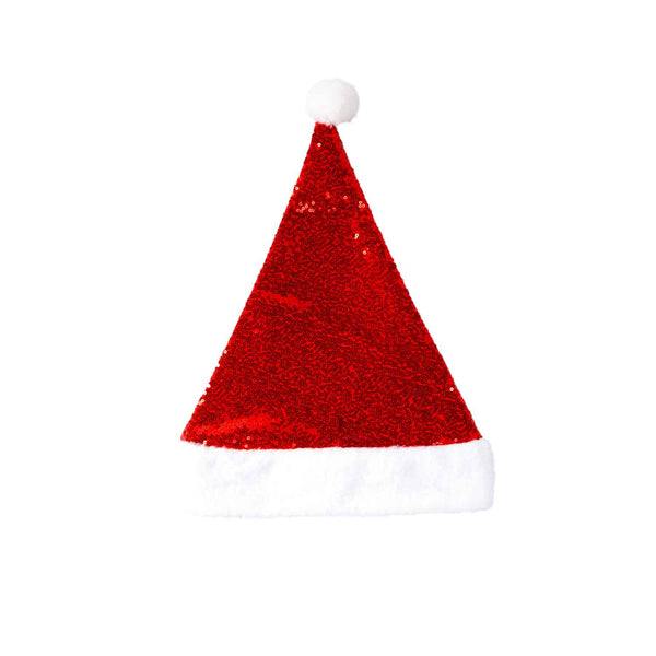 Red Sequin Christmas Hat